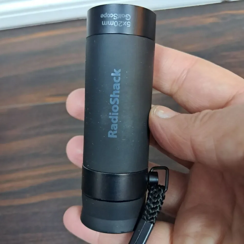 Vintage RadioShack 5x20mm Golf Scope Monocular with Black Case 5x‎ Magnification